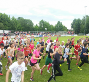 Sponsorenlauf im Herzlaker Stadion