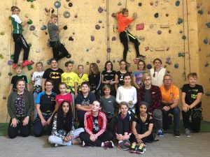 Erlebnispädagogischer Tag in der Kletterhalle „Abenteuer Zeit“ in Werlte