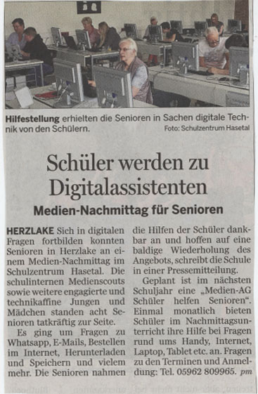 Schüler werden zu Digitalassistenten