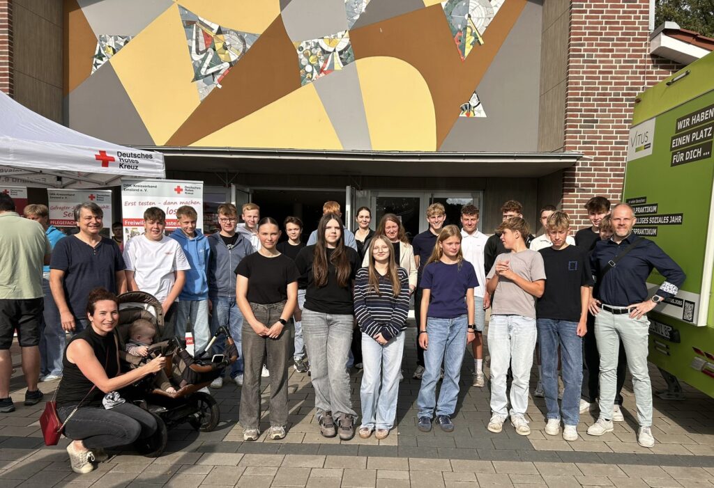 Oberschule Herzlake auf der Ausbildungsmesse in Haselünne